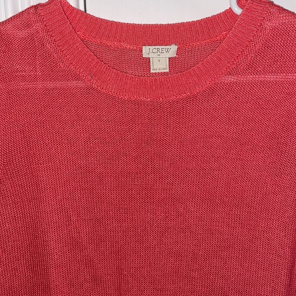 J. Crew Salmon Sweater Tee - Picture 4 of 4
